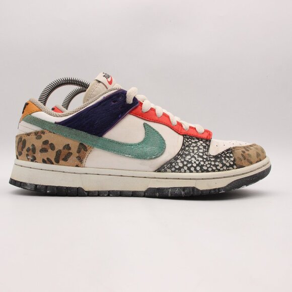 Nike Shoes - Nike Dunk Low Women's Size 8.5 Shoes 'Safari Mix' Sneakers Animal Pack Casual